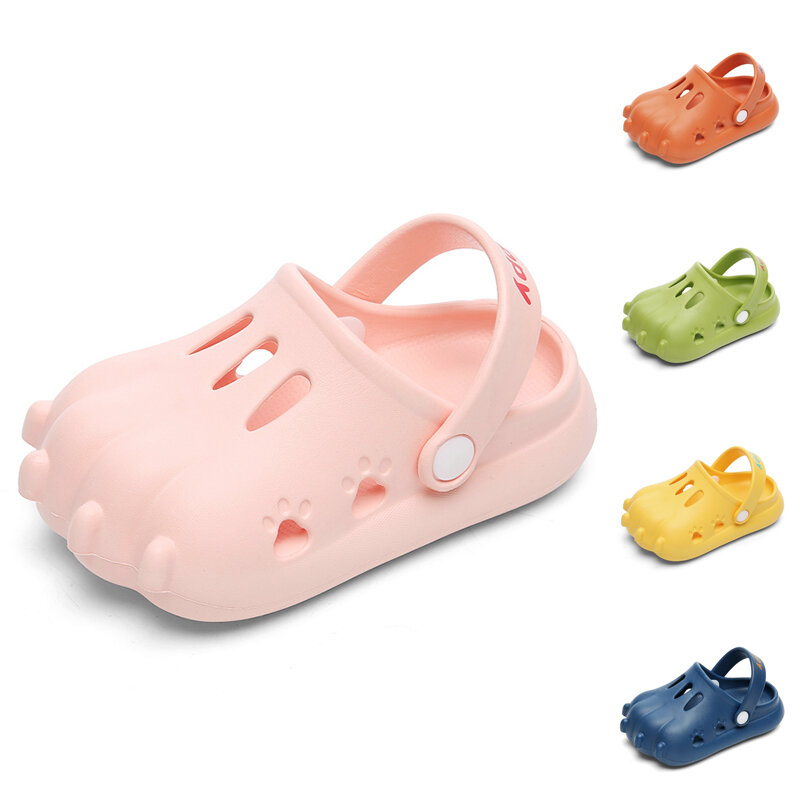 2022 sandálias de bebê luz antiderrapante tamancos bonito dinossauro crianças animais do bebê chinelos para casa respirável menino crianças menina crianças sapatos