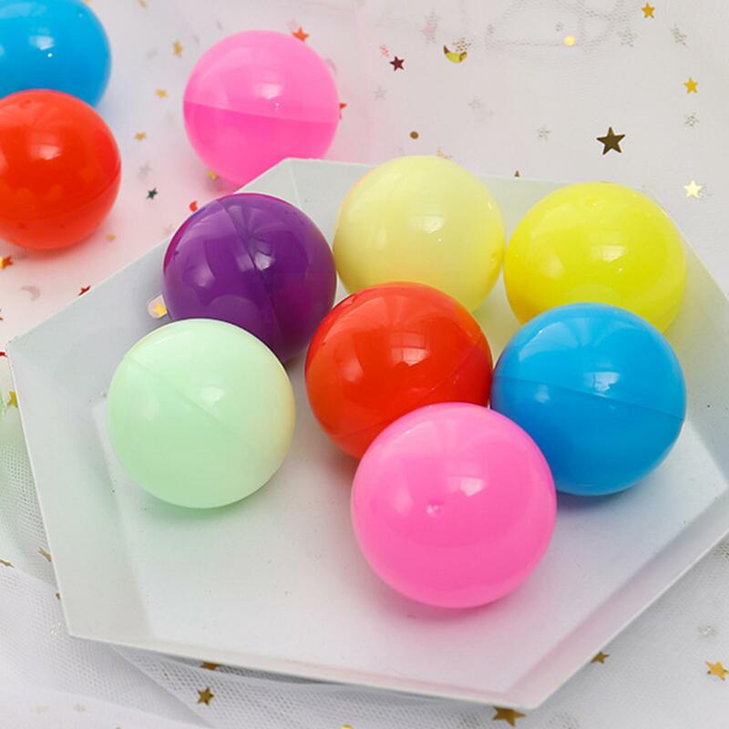 Cápsula de plástico de colores para niños, cápsula transparente de 28mm, máquina redonda de cáscara de huevo, regalos, Ven vacío, W7r5