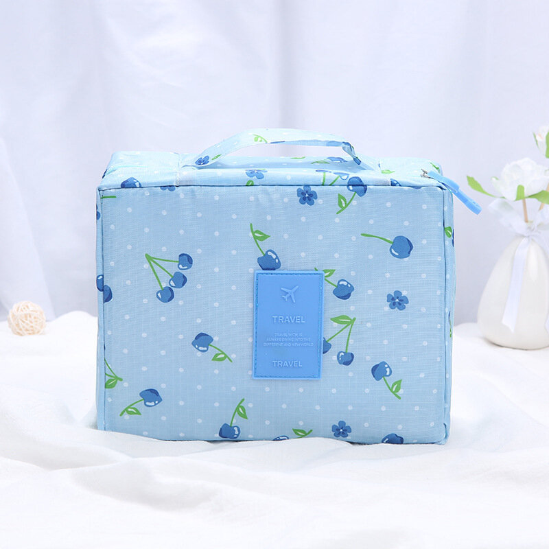 Toiletrys Organizer Cosmetic Bags Girl Outdoor Travel Makeup Bag Cactus New Woman Personal Hygiene Waterproof Tote Beauty Cases