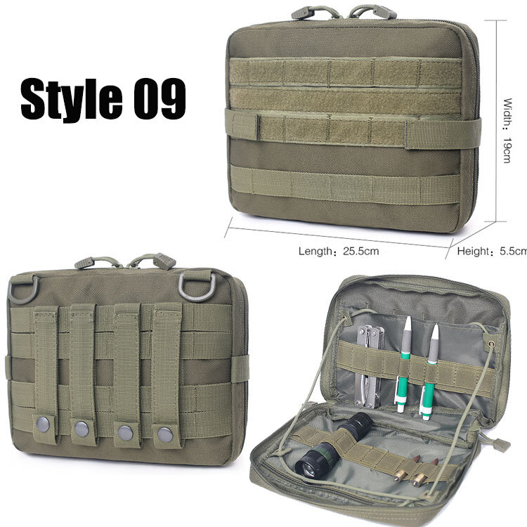 Edc saco tático cinto pacote caça colete ferramentas de emergência pacote kit primeiros socorros médica ao ar livre acampamento sobrevivência bolsa