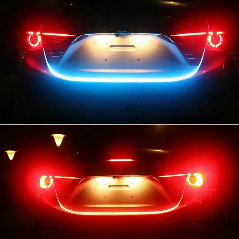 Bande lumineuse LED 47 ", 12V, RGB, feu arrière, feu de stop, clignotant, lampe à flux, pour voiture et camion