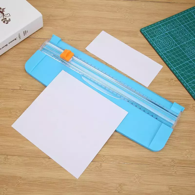 Portátil escritório papelaria faca portátil a5 cartão de papel precisão lâmina corte arte aparador foto cortador esteira lâminas kits