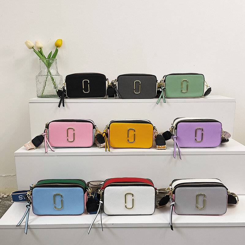 Luxus Designer Handtaschen für Frauen Umhängetaschen Pack Weiblichen Geldbörsen 2022 Mode Trend PU Solide Marc Jacobs Kamera Tasche
