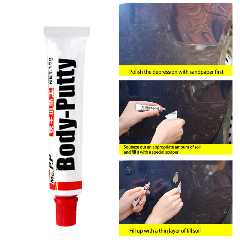 15g Car Body Putty Scratch Filler Auto Painting Pen Assistant Smooth Vehicle Care Repair Tool Universal For Car Auto Accessories