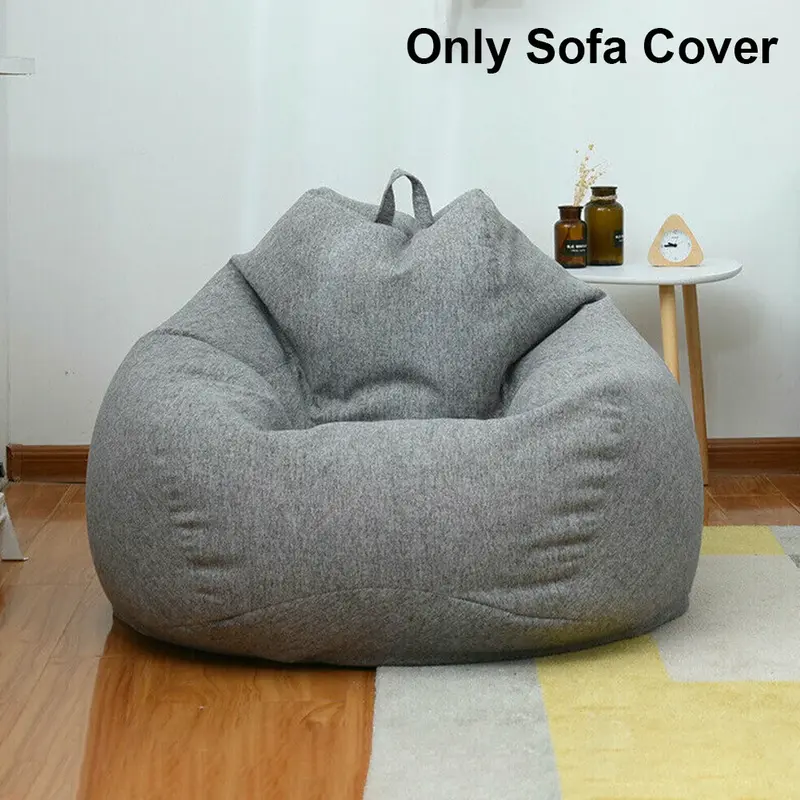 Dewasa Anak-anak Kursi Bean Bag Besar Sofa Cover Dalam Ruangan Malas Lounger Tanpa Mengisi Puff Kursi Sofa Tatami Furnitur Ruang Tamu