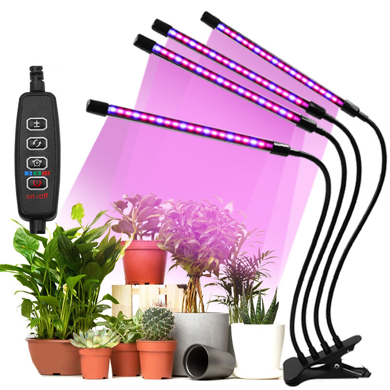5 رؤساء الشتلات تنمو ضوء الطيف الكامل Phytolamp USB الطاقة 150 LED أضواء فيتو مصباح للمنزل داخلي النباتات الزهور تنمو خيمة