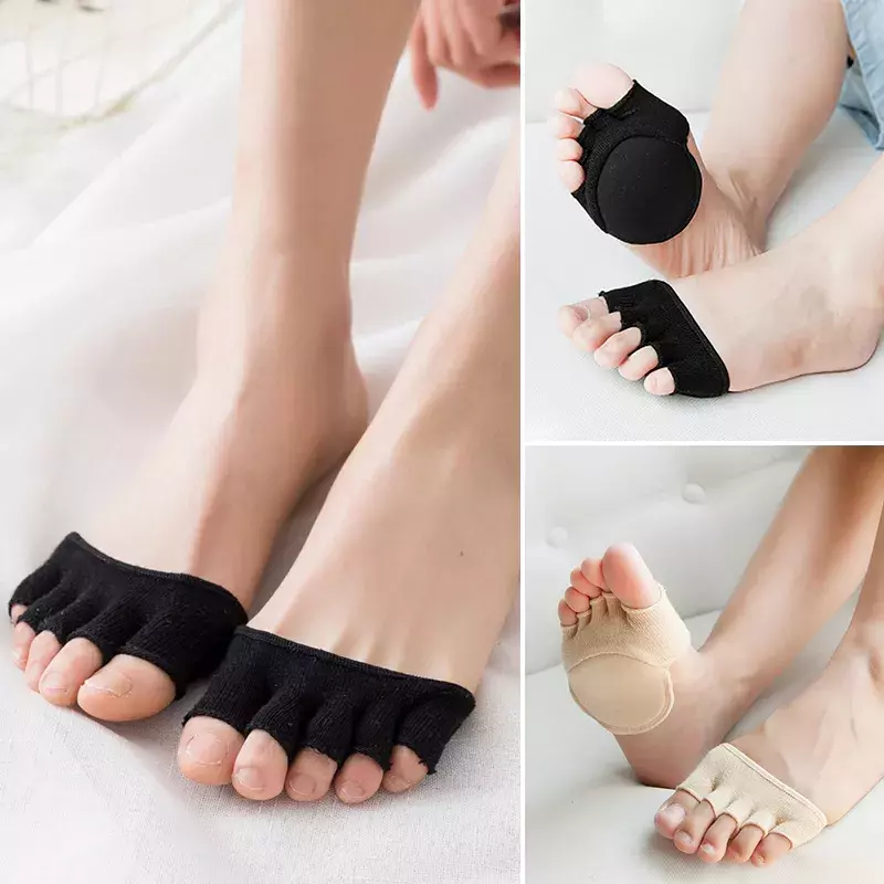 Nowa para amortyzacja wkładki przednie dla kobiet buty szpilki oddychający but wkładki Footpad kobiety buty poduszka