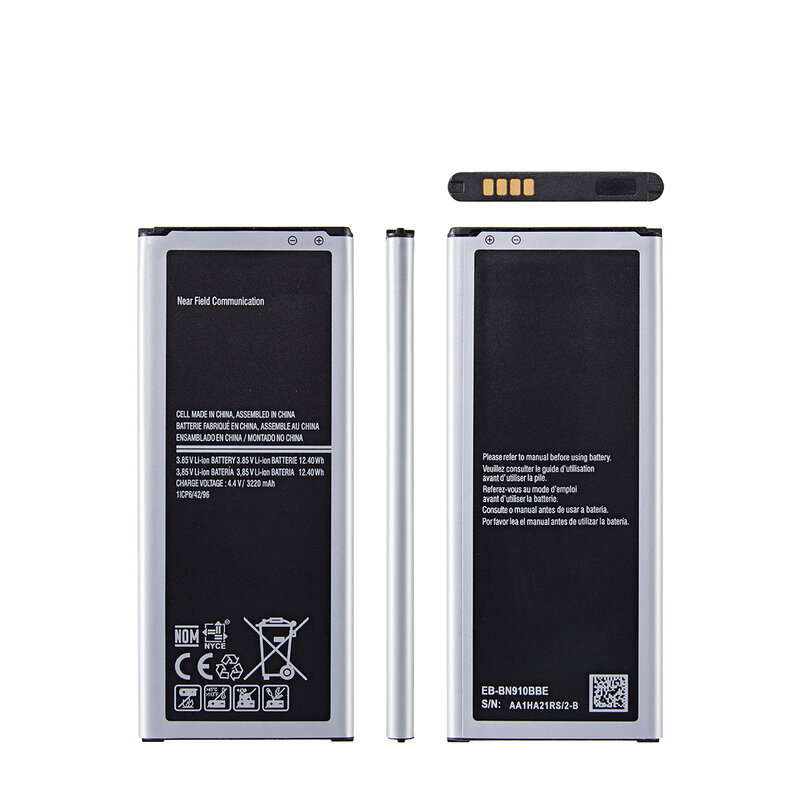 Bateria para Samsung Galaxy Note 4, sem NFC, EB-BN910BBK, EB-BN910BBC, EB-BN910BBU, 3220mAh, N910, N910A, V, P, 100% Original