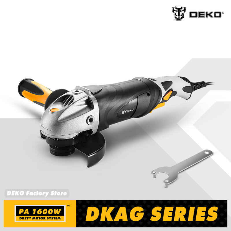 Угловая шлифовальная машина DEKO DKAG25LD1/2, портативная, для шлифовки или резки металла