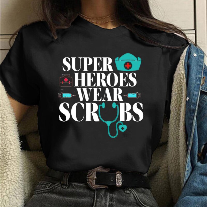 International Nurses Day uomo/donna divertente stampa T-shirt Casual Cool Street Fashion T-shirt coppia Hip Hop camicie top