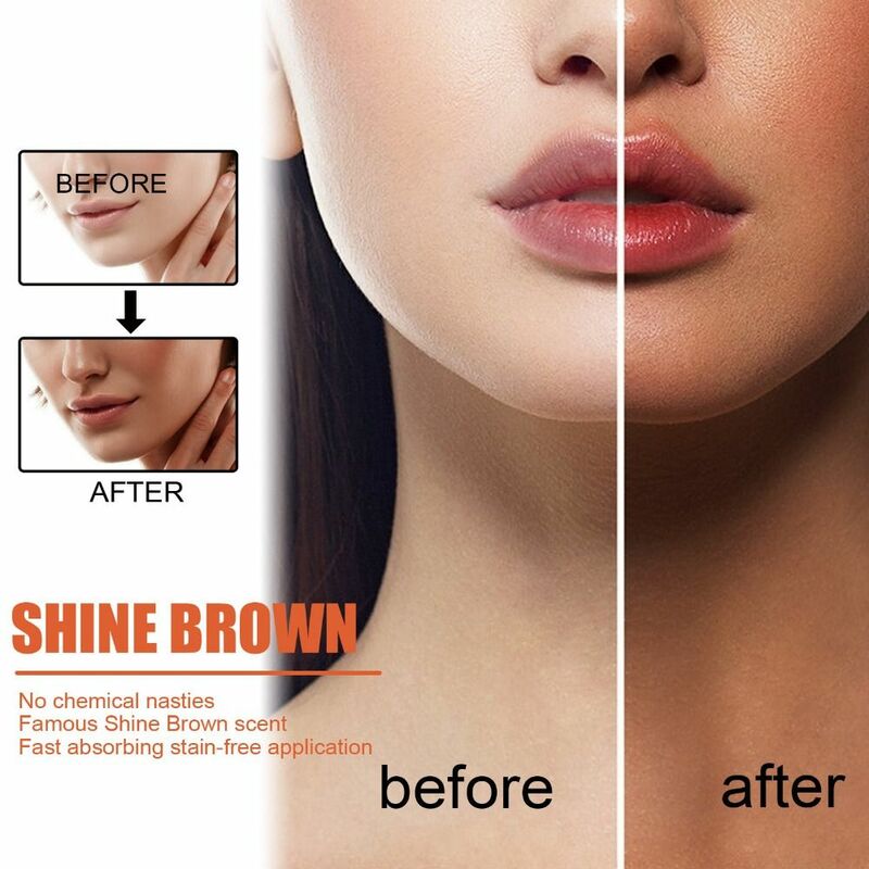 Sun Shine Brown Sunbeds Premium Aloe Lotion Gel Accelerator Cream Brown Tanning Cream After-sun Repair cream
