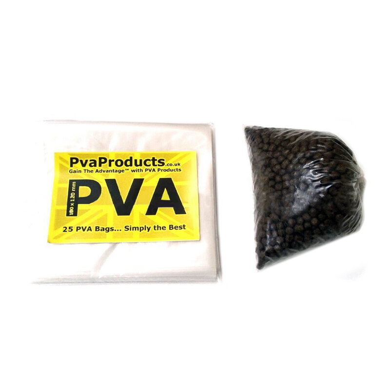 Sacs en PVA pour la pêche à la carpe, matériel à dissolution rapide dans l'environnement, appâts, 5x10cm, 7x10cm, 50 pièces