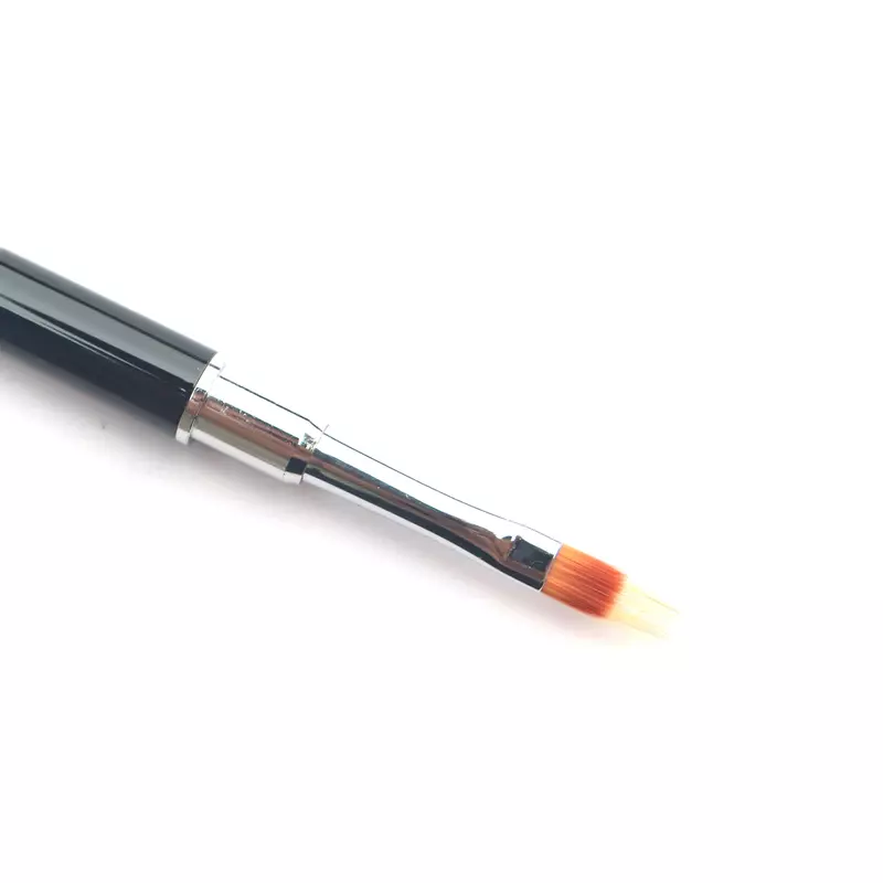 1Pc Ombre Nail Brush Nail Art Schilderen Pen Brush Uv Gel Polish Kleurverloop Rhinestone Crystal Acryl Nail Tekening pen