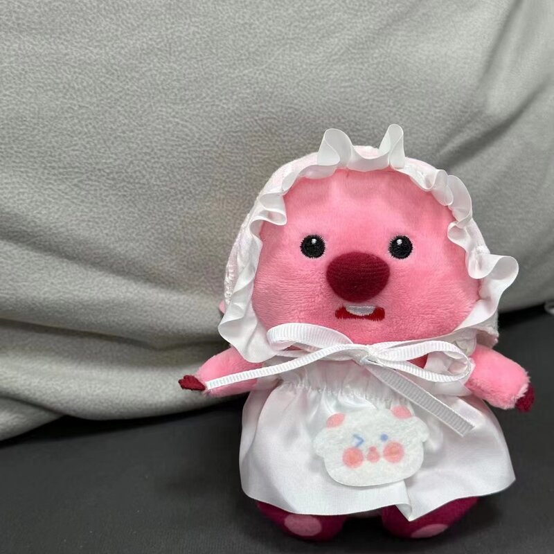 Оригинал 2022 новый милый розовый маленький Бобр подвеска плюшевая кукла подвесная сумка для автомобильной комнаты индивидуальный кулон дет...