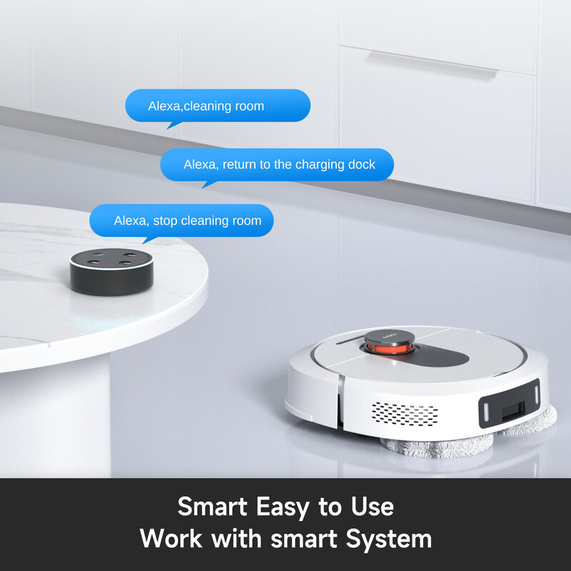 Roidmi EVA Robot Vacuum and Mop Combo with Self-Empty and Auto-Mop Washing Station