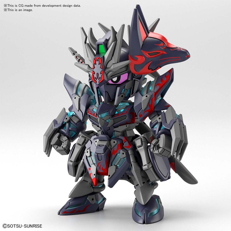 Bandai – figurines de héros du monde, personnages de brb Warrior SD Gundam, SDW Sasuke Delta Gundam Ninja, cadeau orné fait à la main