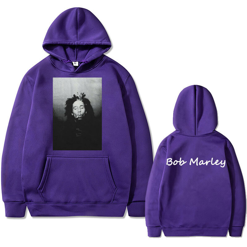 Bob Marley – sweat à capuche surdimensionné pour homme et femme, vêtement de style Hip Hop, décontracté, Streetwear, pour l'automne et l'hiver