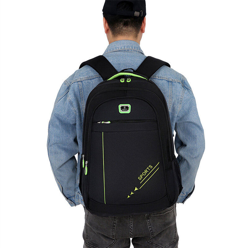 Plecak męski plecak Oxford dorywczo plecak dla nastolatków torby szkolne moda Sac główny plecak wielofunkcyjny Bolsa o dużej pojemności