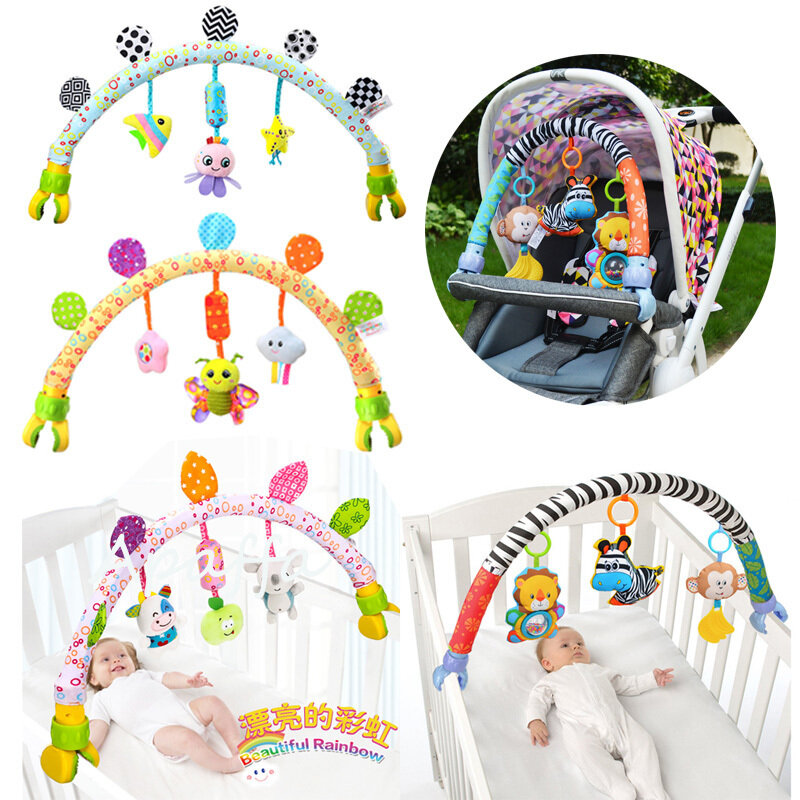 2020 juguetes de sonajero Musical móvil de felpa para bebés Robot And 
