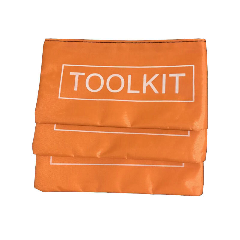 Bolsa de herramientas multiusos con cremallera, bolsa portátil de lona Oxford, organizador impermeable, kit de herramientas pequeñas, bolsas de almacenamiento