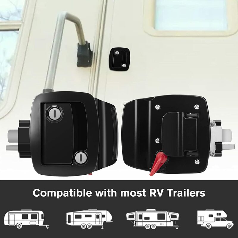 Kunci Luar Ruangan Kamper Trailer Motor RV Kunci Karavan Kendaraan Rv Karavan Berkemah Perjalanan Trailer Rv Kunci Pintu Masuk