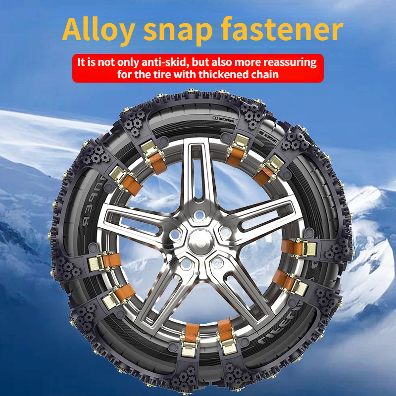 Car Snow Chain Off Road SUV Emergency Vehicle Anti-skid Chain Universal Automobile Belt Safe Driving for Snow Car Accessories
