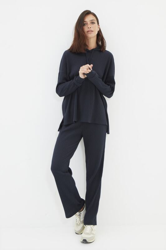 Trendyol Recycle Fabric Knit Bottom-Top Suit THMAW22AU0334