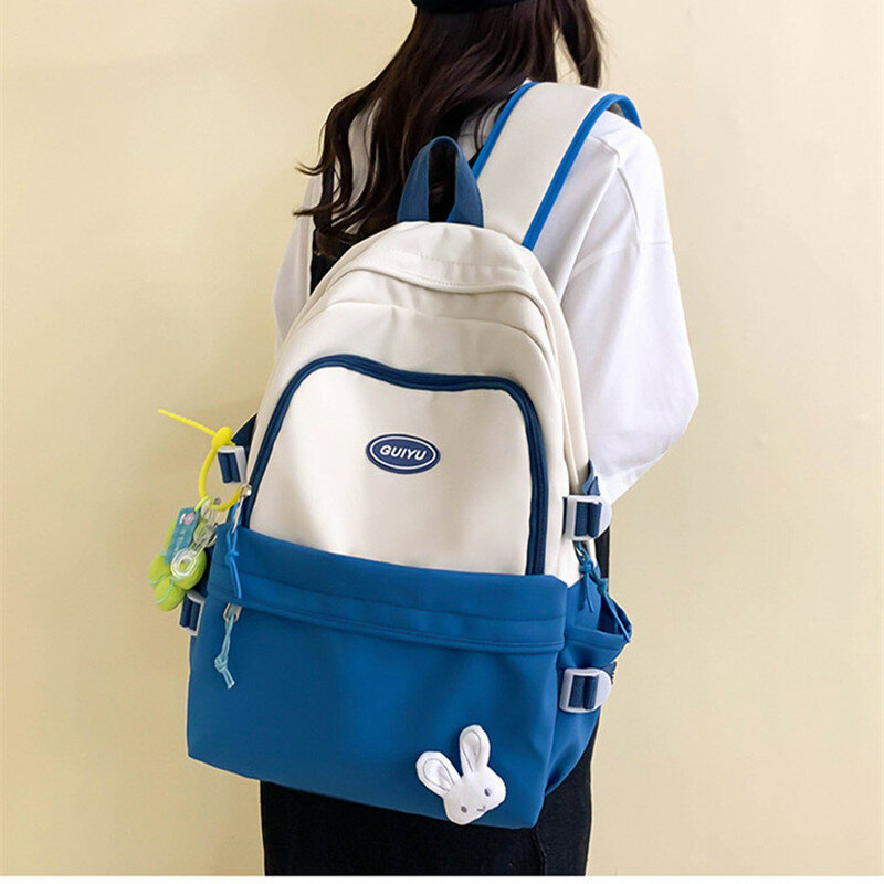 OKKID-mochilas escolares para adolescentes y niños, morral escolar kawaii, mochila bonita para el campus, mochila impermeable ligera para mujer