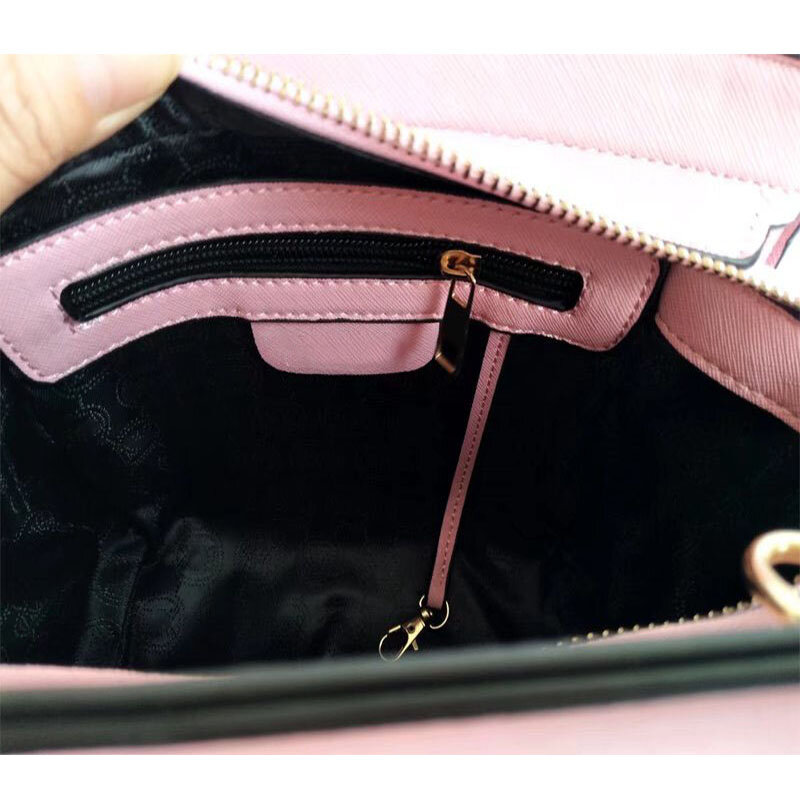 2022 fashion ladies color matching messenger bag luxury brand PU leather shoulder bag designer new simple tinta unita handbag