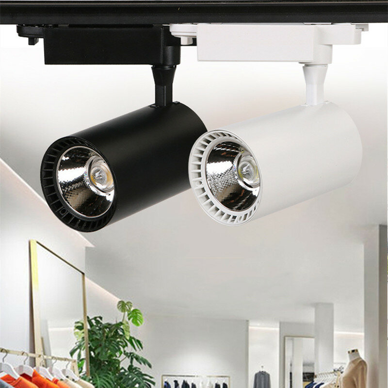 Led Track Light Spotlights 10W 20W 30W For Clothes Store Shop Living Room Lamps Decor Aluminum Ceiling Lamp Spot Rail Lighting