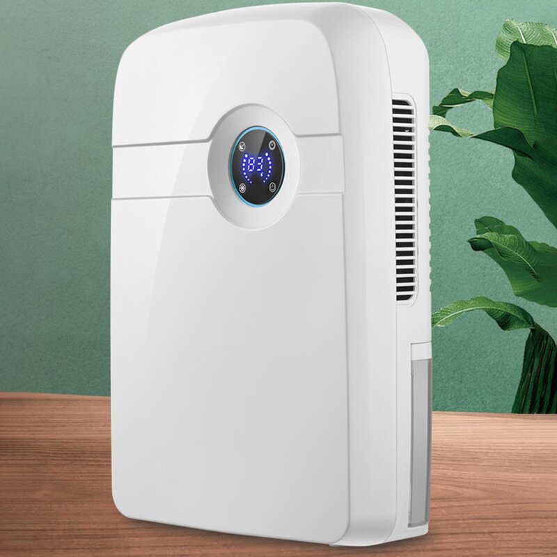 Déshumidificateur d'air électrique, 2,5 l, pour la maison, absorbeur d'humidité, purificateur d'air à faible bruit