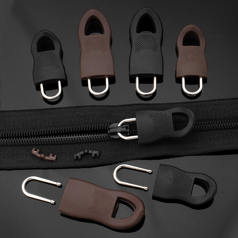 Universal Zipper Puller Detachable Zipper Head Instant Zipper Repair Kits For Zipper Slider DIY Sewing Craft Sewing Kits Zippers
