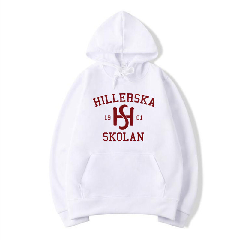 Young Royals Hillerska Skolan Hoodie Hillerska Skolan Unisex Hooded Sweatshirt Graphic Hoodies Long Sleeve Pullover Tv Show Tops