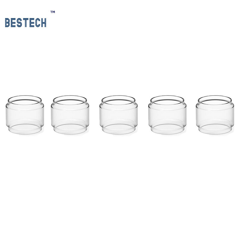 Bubble Glass Tubes Pyrex Tank for Sky Solo 3.5ml and Sky Solo Plus 8ml High Quality Replacement Crystal Mini Glass Cup 5PCS