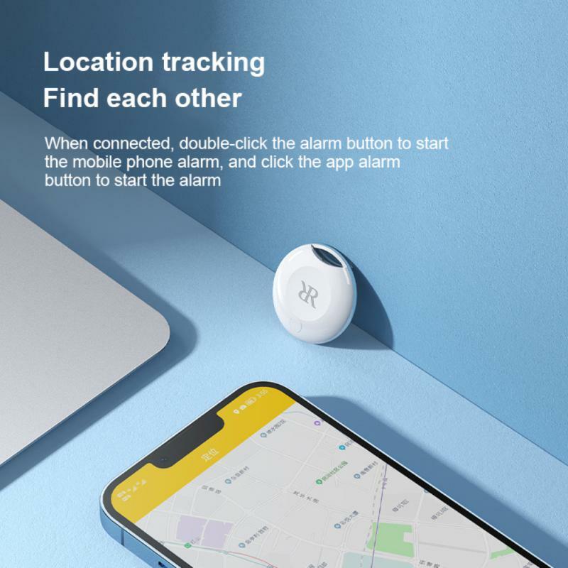 Mini BlueTooth-ใช้งานร่วมกับ Air แท็ก GPS Tracker Anti Lost เครื่องมือสมาร์ทไร้สายติดตามตำแหน่ง GPS Land สำหรับ Android Iphone
