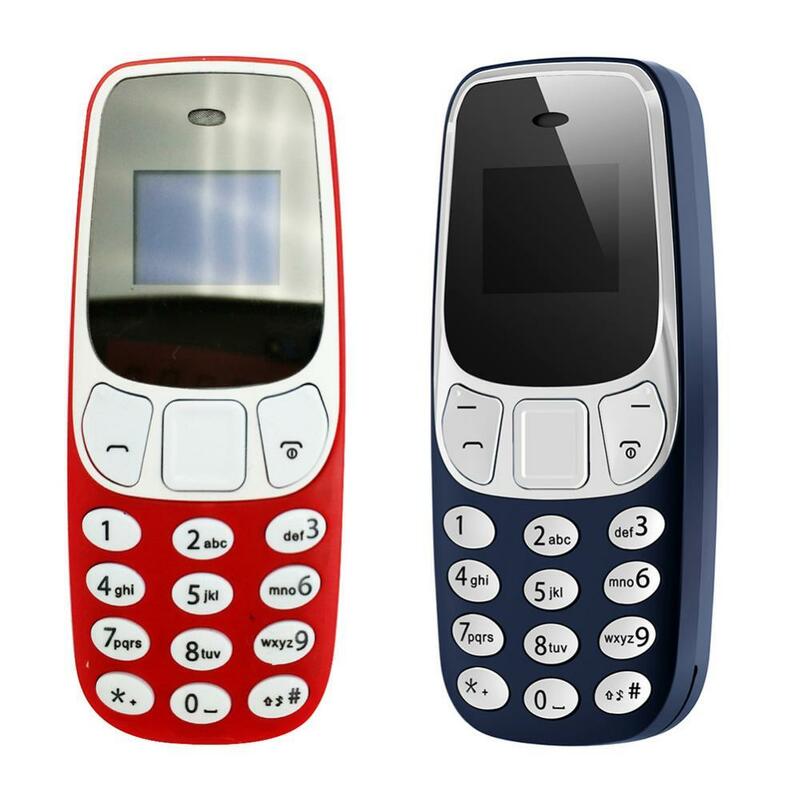 2022 Mini telefoni cellulari Super piccoli portatili Dual Sim card Voice Changer MP3/4 Player Mini telefono cellulare compatibile con Bluetooth