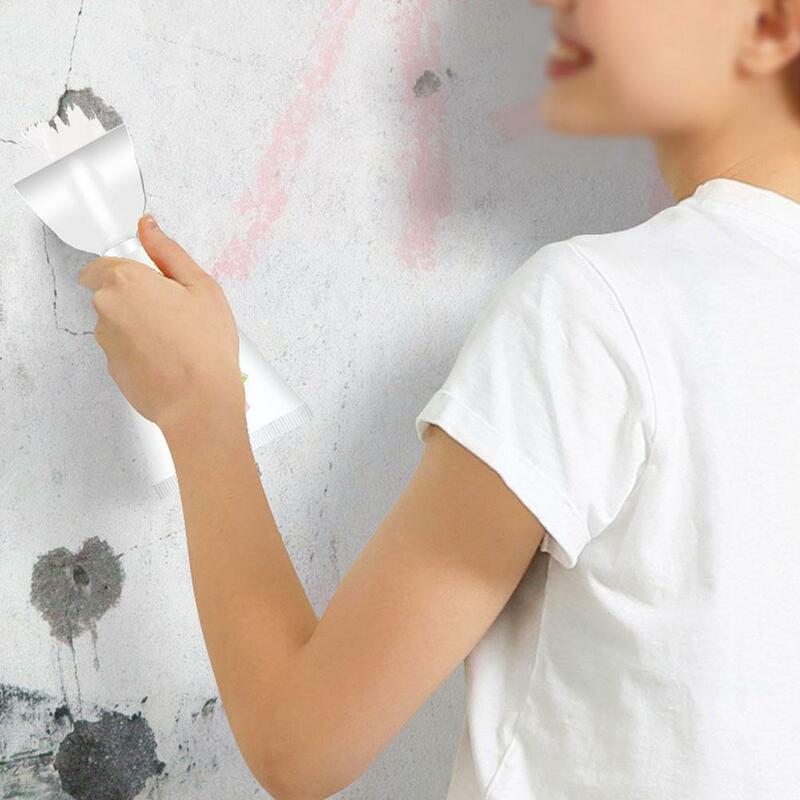 Piccolo pennello rotante parete vernice in lattice agente riparatore parete con vernice crema antimuffa ad asciugatura rapida Patch raschietto valido R C0P5