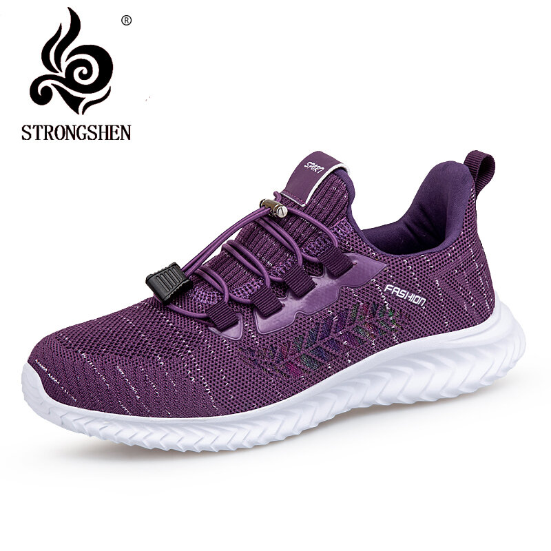 STRONGSHEN – chaussures de sport pour femmes, baskets légères, antidérapantes, résistantes à l'usure