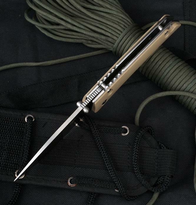 Neue D2 Klinge Taktische Faltende Messer Outdoor Multifunktions Camping Überleben G10 Griff Tasche Military Messer EDC Tool-BY88