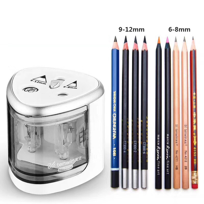 연구 수동 자동 드로잉 연필 펜 깎이, 전기 스위치 연필 깎이, 문구, 홈 오피스 학교 용품