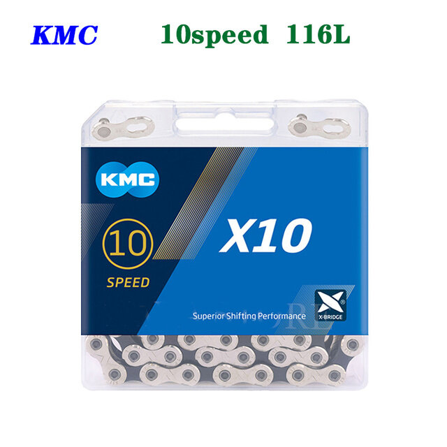 KMC – chaîne de vélo de route X8 X9 X10 X11 X12, 6/7/8/9/10/11/12 vitesses, pédalier pour Shimano SRAM