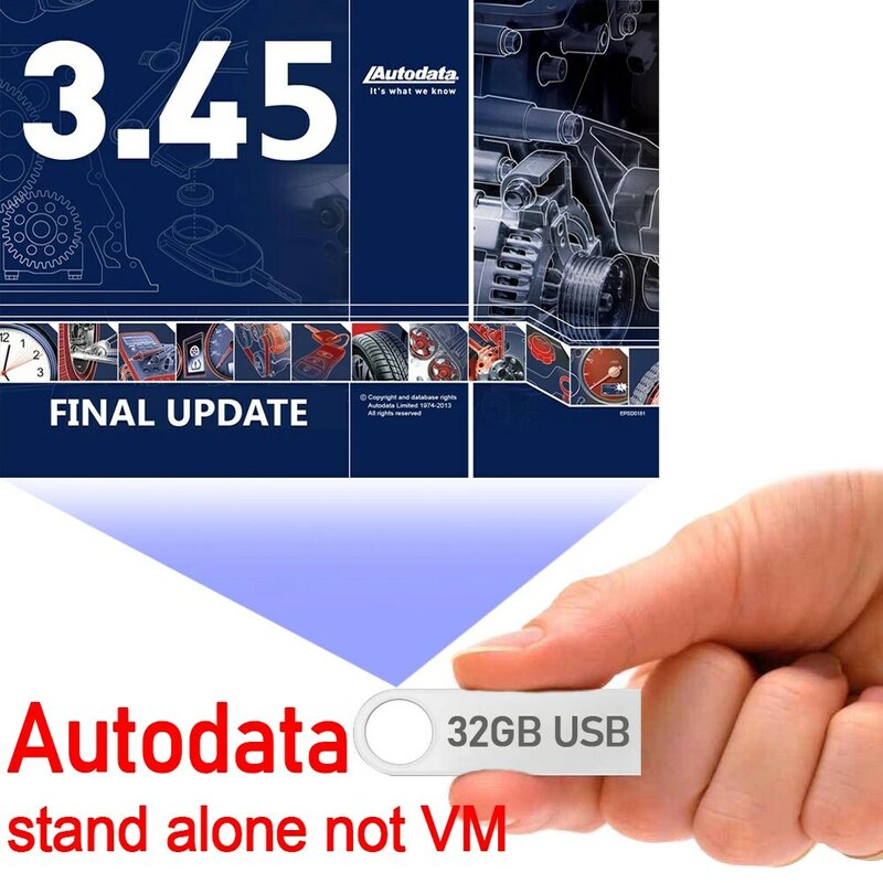 Alle Gegevens Software 2021 Nieuwste Versie Met Auto Data 3.45 Met Installatie 32Gb Usb Link Auto Reparatie 2014 Jaar snelle Levering
