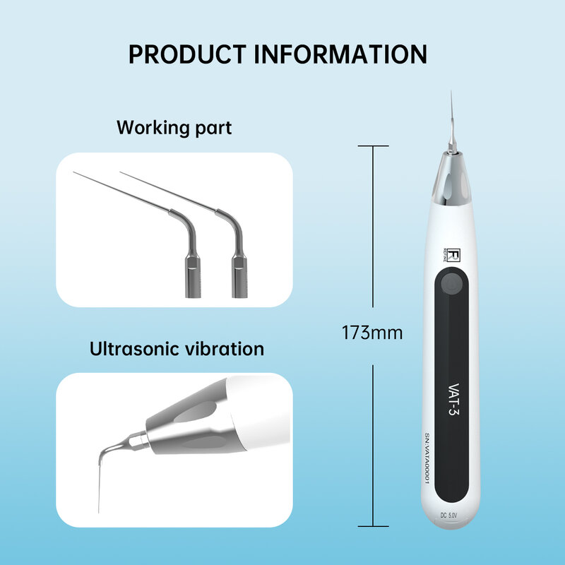 VAT-3 activador Ultra sónico, instrumento Dental, Sónico irrigador, activador sónico para puntas de Canal radicular, herramientas de odontología
