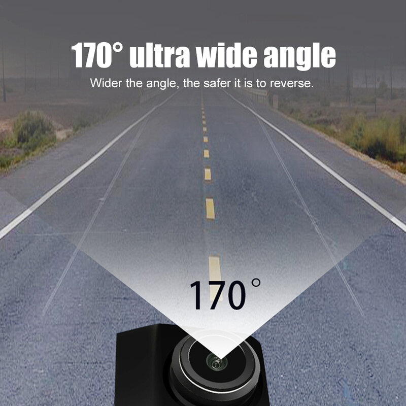 AHD Kamera Spion 1920x108 0P กล้องด้านหลังรถยนต์170 ° กว้างมุมการมองเห็นได้ในเวลากลางคืนรถย้อนกลับเรดาร์ Cam สำหรับอุปกรณ์เสริมรถยนต์