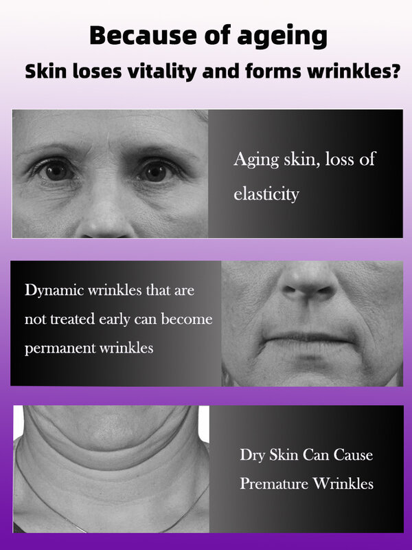 Wirksames Anti-Aging- und Anti-Falten-Gesichtsserum zur Entfernung von Gesichtsfalten, feinen Linien um die Augen, Krähenfüßen und Halsfalten