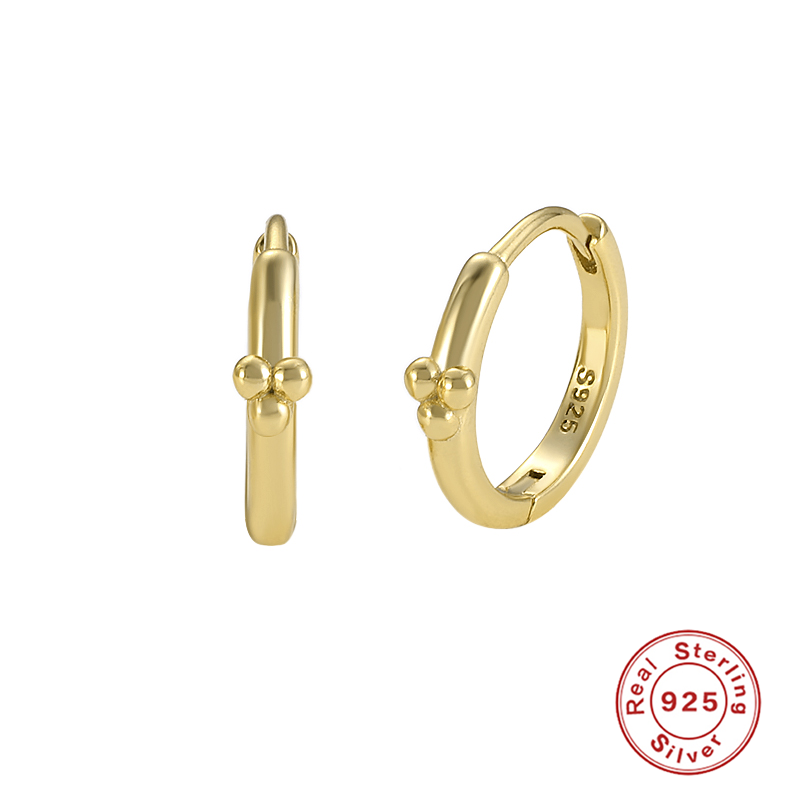 ROXI Luxury Small Round Hoop Earrings For Women Circle Piercings Pendientes 925 Plate Earrings Fine Jewelry kolczyki damskie
