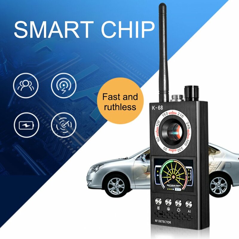 K88 Multi-function Anti-spy Detector Camera GSM Audio Bug Finder GPS Signal RF Tracker Detect Eavesdropper Protect Privacy K68