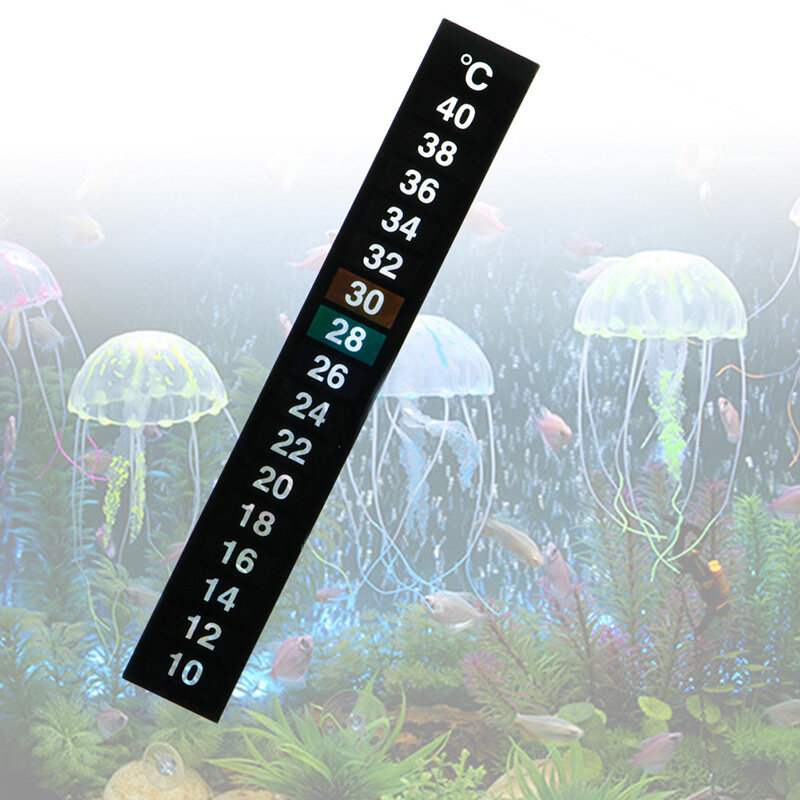 1Pc Digital Aquarium Fish Tank Thermometer Temperature Sticker Stick-On