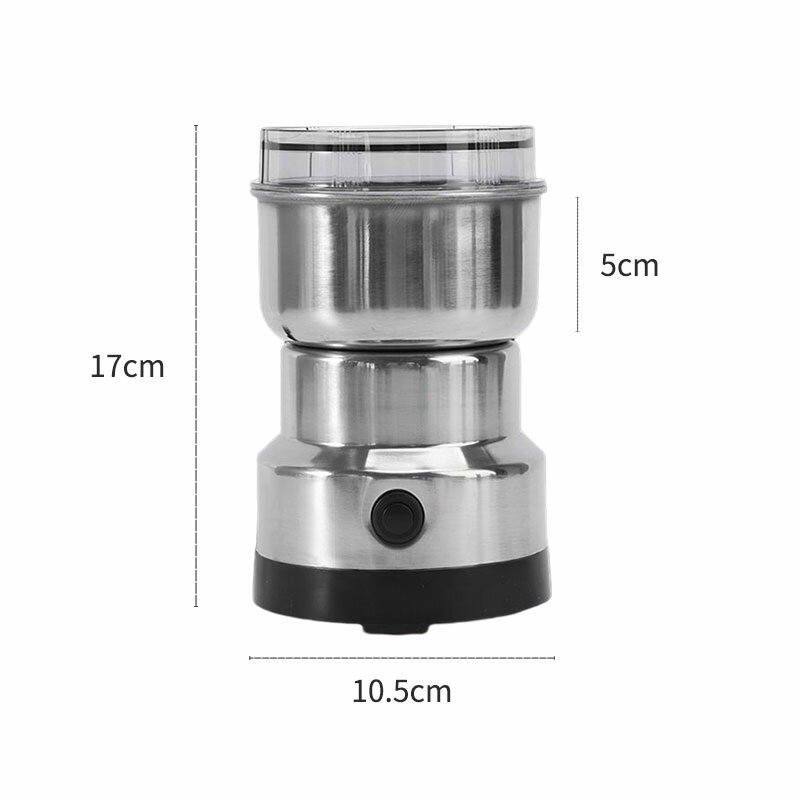 Electric Grinder Coffee Maker With Grain Grinder Portable Blender Mill for Dry Grains Crusher Food Processor Kitchen Spice Mixer