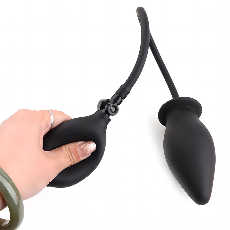 Inflatable Anal Plug Expandable Dildo Pump Butt Plug Anal Dilator Bdsm Sex Toy Gay Prostate Massage For Anus Enlargement By Pump